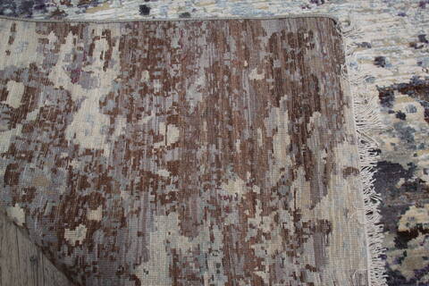 Jaipur Purple Hand Knotted 80 X 101 Area Rug 905-147568 Image 8