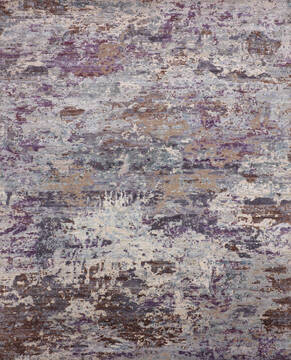 Jaipur Purple Hand Knotted 8'0" X 10'1"  Area Rug 905-147568