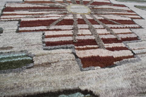 Jaipur Blue Hand Knotted 79 X 101 Area Rug 905-147569 Image 6