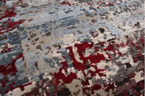 Jaipur Red Hand Knotted 80 X 100 Area Rug 905-147570 Image 5