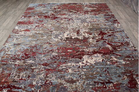 Jaipur Red Hand Knotted 80 X 100 Area Rug 905-147570 Image 6