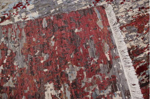 Jaipur Red Hand Knotted 80 X 100 Area Rug 905-147570 Image 7