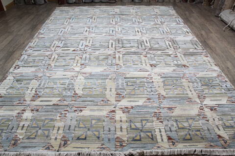 Jaipur Blue Hand Knotted 811 X 120 Area Rug 905-147571 Image 1