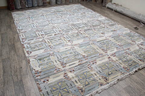 Jaipur Blue Hand Knotted 811 X 120 Area Rug 905-147571 Image 2