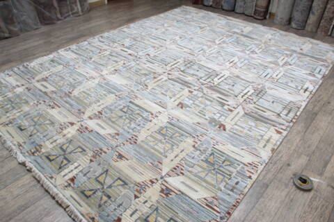 Jaipur Blue Hand Knotted 811 X 120 Area Rug 905-147571 Image 3