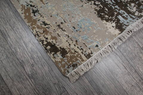 Jaipur Grey Hand Knotted 30 X 50 Area Rug 905-147579 Image 2