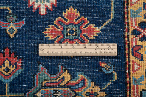 Kazak Blue Hand Knotted 67 X 911 Area Rug 700-147585 Image 7