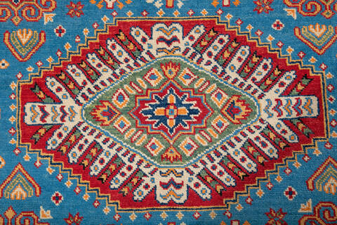 Kazak Blue Hand Knotted 55 X 80 Area Rug 700-147587 Image 5