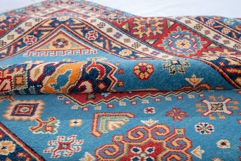 Kazak Blue Hand Knotted 55 X 80 Area Rug 700-147587 Image 6