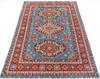 Kazak Blue Hand Knotted 55 X 80  Area Rug 700-147587 Thumb 1