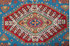 Kazak Blue Hand Knotted 55 X 80  Area Rug 700-147587 Thumb 5