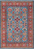 Kazak Blue Hand Knotted 40 X 510 Area Rug 700-147590 Thumb 0
