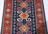 Kazak Blue Runner Hand Knotted 29 X 100 Area Rug 700-147591 Thumb 3