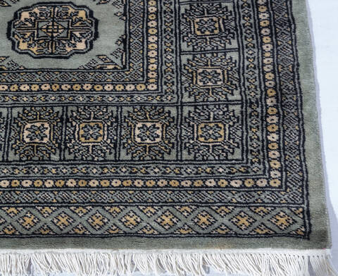 Bokhara Green Hand Knotted 48 X 610 Area Rug 700-147594 Image 2