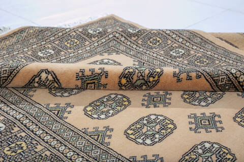 Bokhara Beige Hand Knotted 53 X 84 Area Rug 700-147595 Image 6