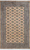 Bokhara Beige Hand Knotted 53 X 84  Area Rug 700-147595 Thumb 0