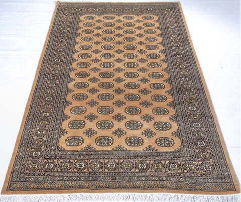 Bokhara Beige Hand Knotted 51 X 84 Area Rug 700-147596 Image 1