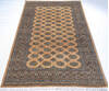 Bokhara Beige Hand Knotted 51 X 84 Area Rug 700-147596 Thumb 1