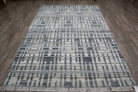 Jaipur Grey Hand Knotted 511 X 811 Area Rug 905-147599 Image 1