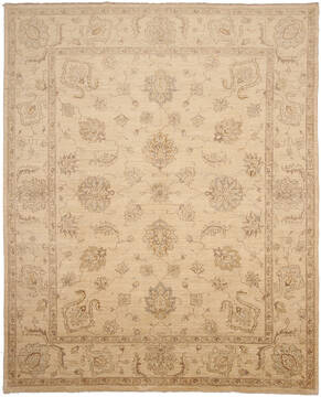 Ziegler Beige Hand Knotted 8'0" X 10'0"  Area Rug 125-147604