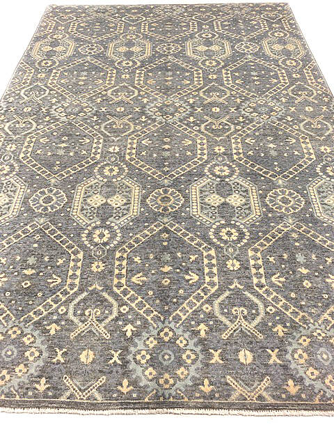 Ziegler Grey Hand Knotted 60 X 90 Area Rug 125-147606 Image 1