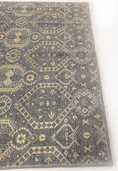 Ziegler Grey Hand Knotted 60 X 90 Area Rug 125-147606 Image 2