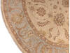 Ziegler Beige Round Hand Knotted 67 X 67 Area Rug 125-147611 Thumb 2