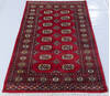 Bokhara Red Hand Knotted 31 X 50  Area Rug 700-147616 Thumb 1