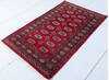 Bokhara Red Hand Knotted 31 X 50  Area Rug 700-147616 Thumb 2