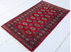 Bokhara Red Hand Knotted 31 X 50 Area Rug 700-147616 Thumb 2