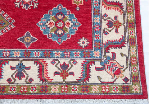 Kazak Red Hand Knotted 56 X 79 Area Rug 700-147622 Image 5