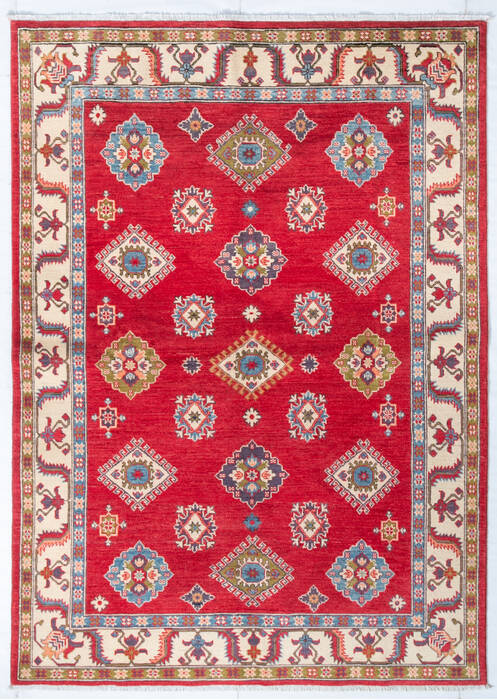 Kazak Red Hand Knotted 56 X 79 Area Rug 700-147622 Image 0