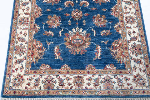 Chobi Blue Hand Knotted 40 X 61 Area Rug 700-147623 Image 4
