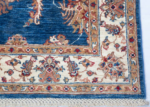 Chobi Blue Hand Knotted 40 X 61 Area Rug 700-147623 Image 5
