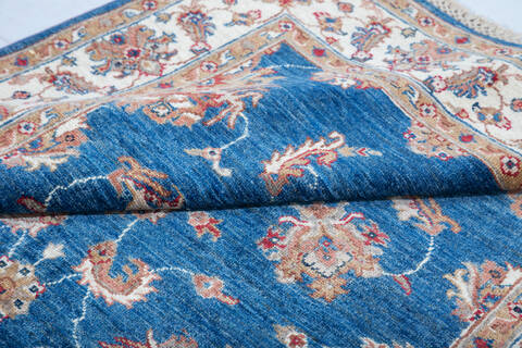 Chobi Blue Hand Knotted 40 X 61 Area Rug 700-147623 Image 6