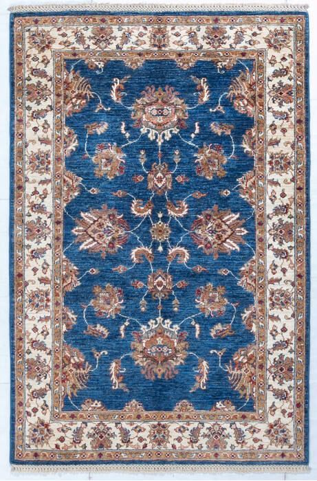 Chobi Blue Hand Knotted 40 X 61 Area Rug 700-147623 Image 0