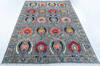 Chobi Grey Hand Knotted 610 X 911 Area Rug 700-147626 Thumb 1
