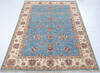 Chobi Blue Hand Knotted 58 X 80 Area Rug 700-147627 Thumb 1