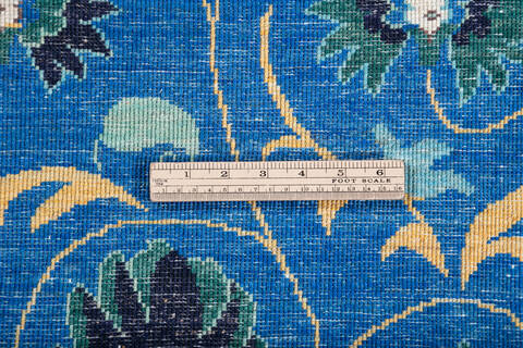 Chobi Blue Hand Knotted 68 X 98 Area Rug 700-147629 Image 7