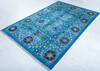 Chobi Blue Hand Knotted 68 X 98 Area Rug 700-147629 Thumb 2