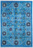 Chobi Blue Hand Knotted 68 X 98 Area Rug 700-147629 Thumb 0