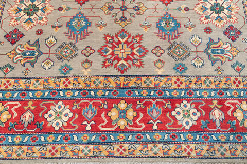 Kazak Brown Hand Knotted 710 X 102 Area Rug 700-147634 Image 4