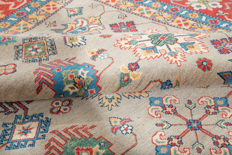 Kazak Brown Hand Knotted 710 X 102 Area Rug 700-147634 Image 6