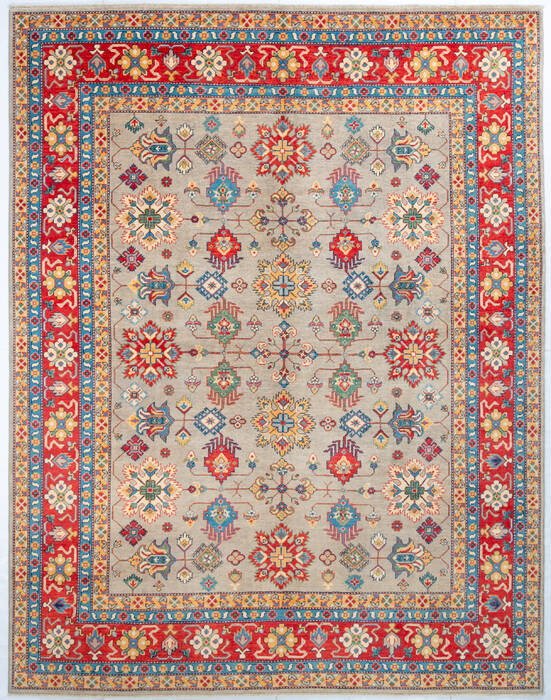 Kazak Brown Hand Knotted 710 X 102 Area Rug 700-147634 Image 0