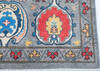 Kazak Grey Hand Knotted 67 X 102 Area Rug 700-147636 Thumb 5