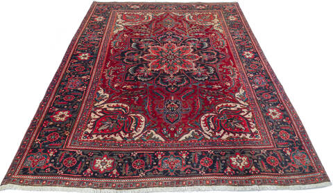 Heriz Red Hand Knotted 710 X 105 Area Rug 700-147638 Image 1