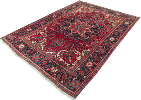 Heriz Red Hand Knotted 710 X 105 Area Rug 700-147638 Image 2