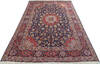 Kashan Blue Hand Knotted 92 X 134  Area Rug 700-147640 Thumb 1