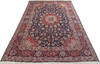 Kashan Blue Hand Knotted 92 X 134 Area Rug 700-147640 Thumb 1