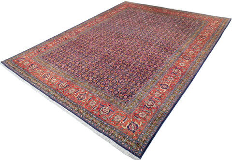 Bidjar Red Hand Knotted 100 X 129 Area Rug 700-147642 Image 2